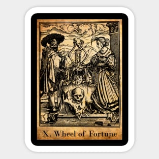 Wheel of Fortune Tarot Sticker